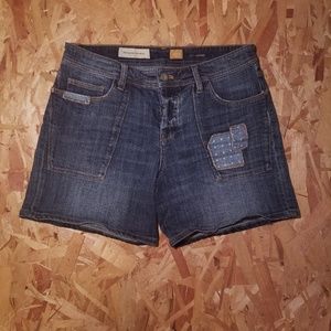 Anthropologie Pilcro Hyphen Patchwork Shorts - 28